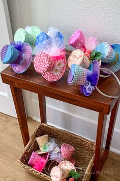 hats on table